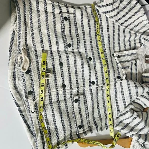 Anthropologie Dolan Striped Double Breasted Jacket Size S Small - Picture 6 of 8